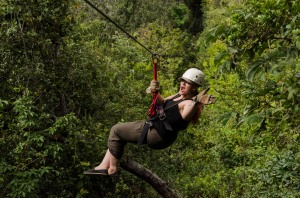 Who knew that Zip lining starting in Costa Rica?